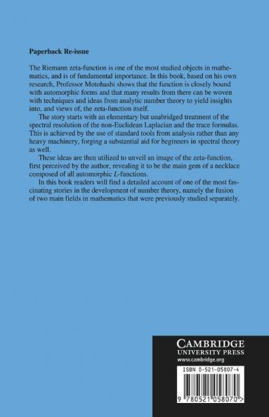 Spectral Theory of the Riemann Zeta-Function
