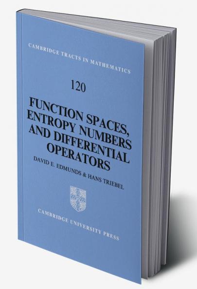 Function Spaces Entropy Numbers Differential Operators
