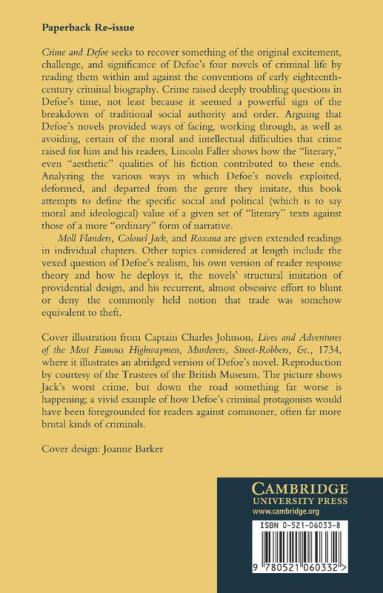 Crime and Defoe