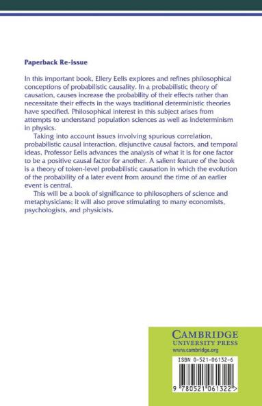 Probabilistic Causality