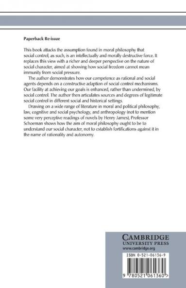 Privacy and Social Freedom