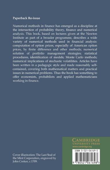 Numerical Methods in Finance
