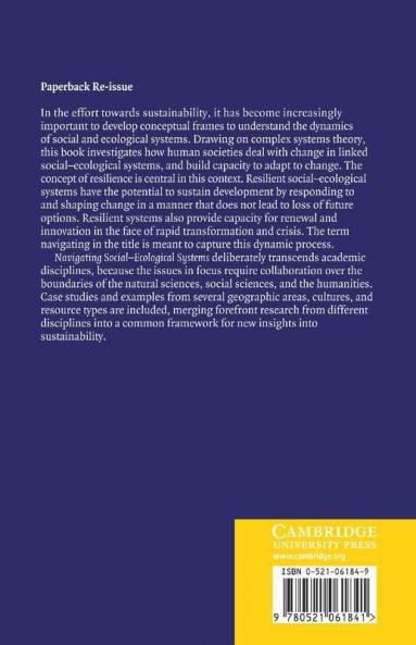 Navigating Social-Ecological Systems