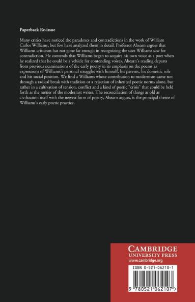 William Carlos Williams and Alterity