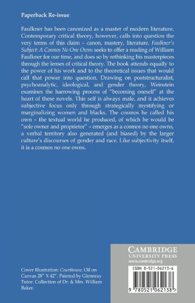 Faulkner's Subject