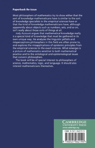 Metaphysical Myths Mathematical Practice