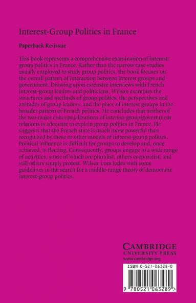 Interest-Group Politics in France