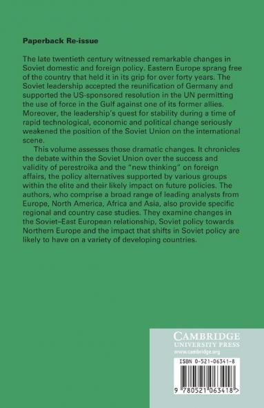 Soviet Foreign Policy in Transition