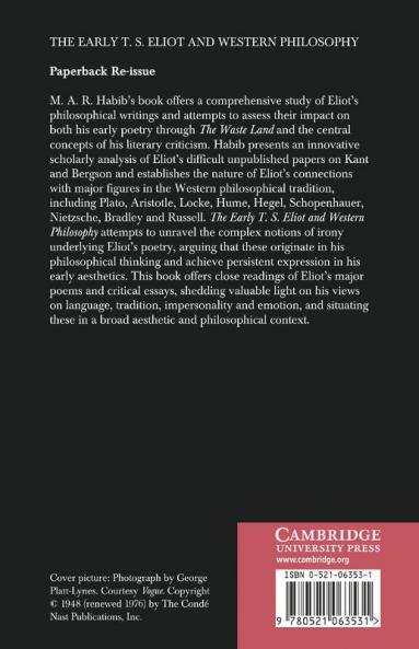 The Early T. S. Eliot and Western Philosophy