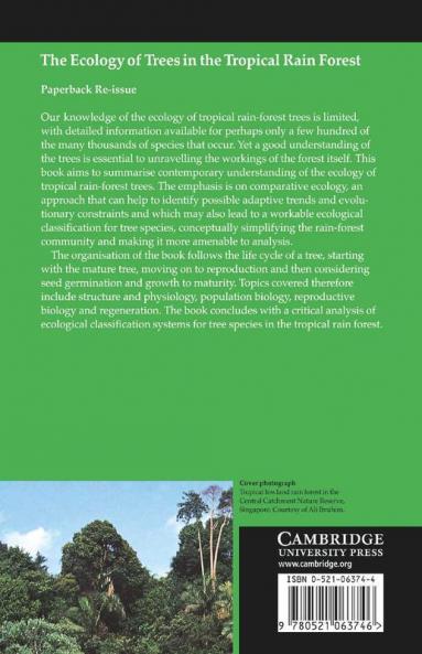 The Ecology of Trees in the Tropical Rain Forest