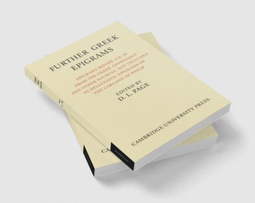 Further Greek Epigrams