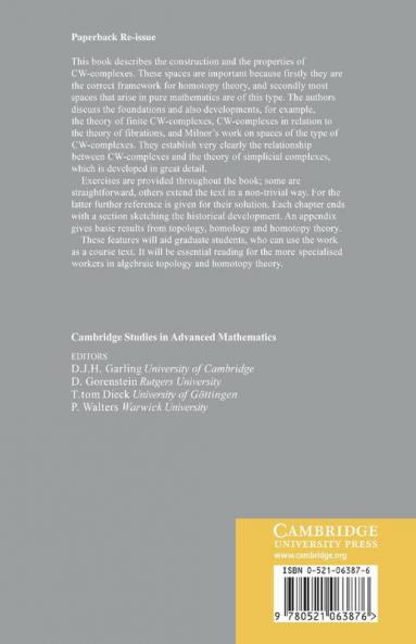 Cellular Structures in Topology