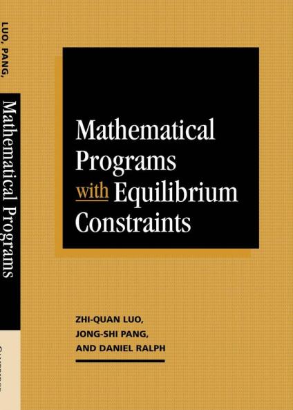Mathematical Programs with Equilibrium Constraints
