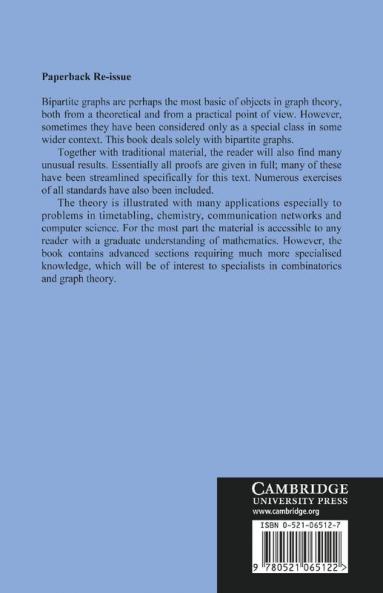 Bipartite Graphs and Their Applications