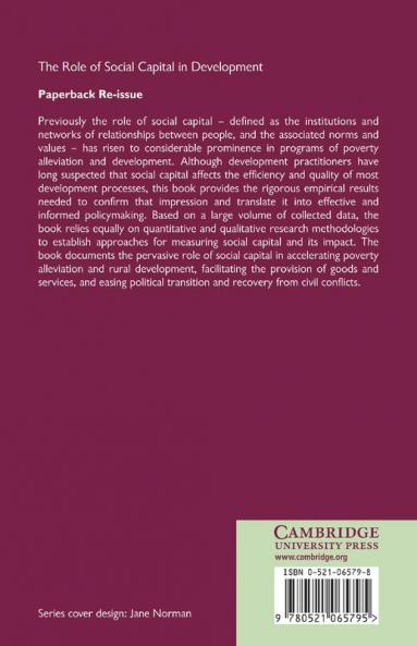 The Role of Social Capital in Development
