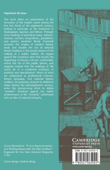 Making the English Canon