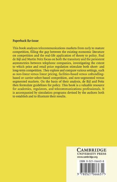 Regulation and Entry Into Telecommunications Markets