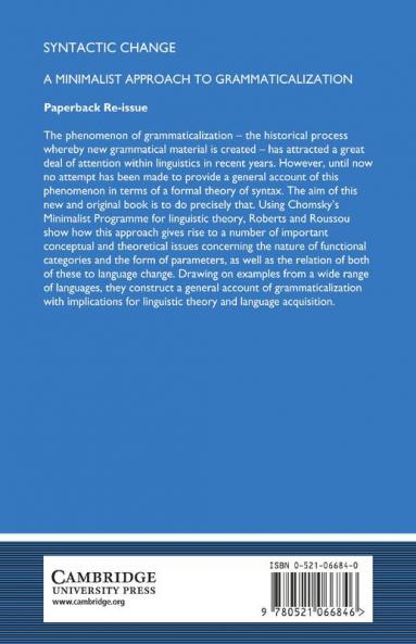 Syntactic Change