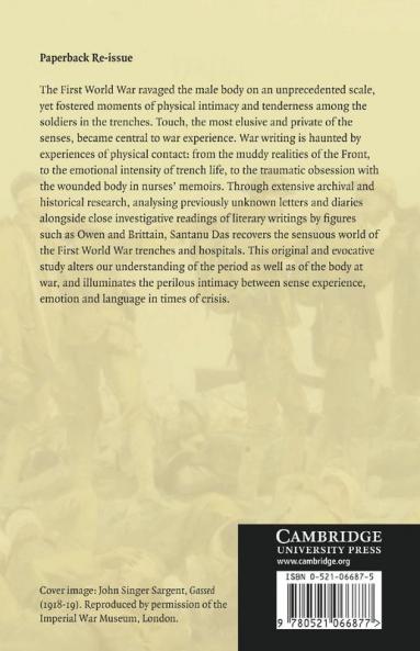 Touch and Intimacy in First World War Literature