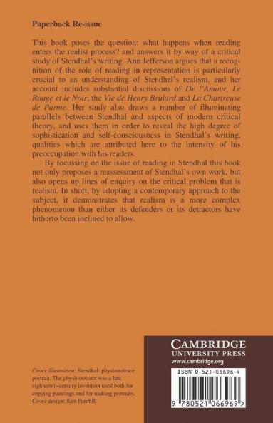 Reading Realism in Stendhal