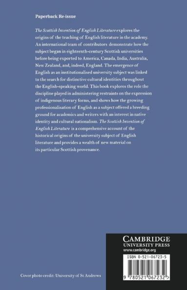 The Scottish Invention of English Literature