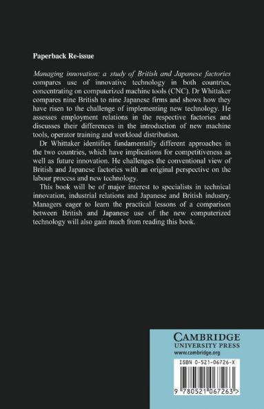 Managing Innovation