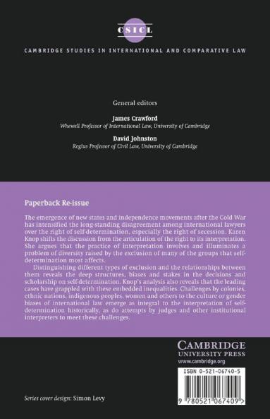 Diversity and Self-Determination in International Law