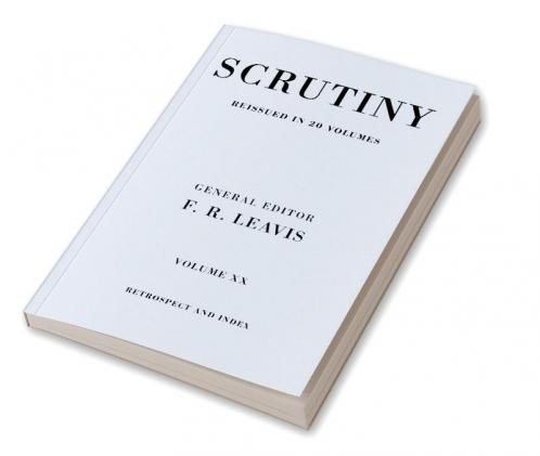 Scrutiny Vol. 20 Index & Retrosp