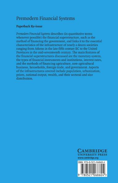 Premodern Financial Systems