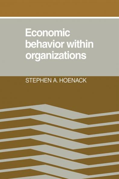 Economic Behaviour Within Organizations
