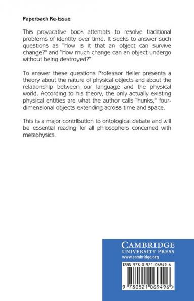 The Ontology of Physical Objects