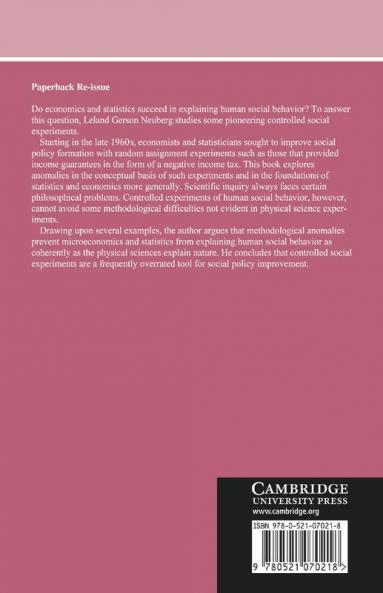 Conceptual Anomalies in Economics and Statistics