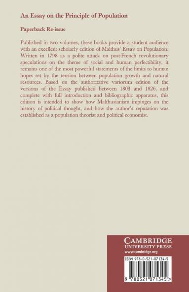 An Essay on the Principle of Population