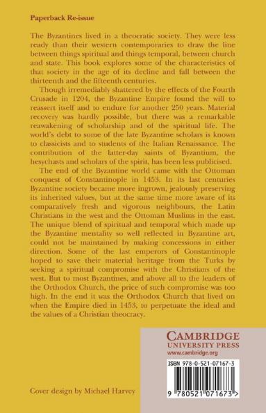 Church and Society in Byzantium