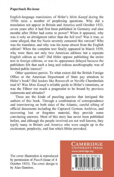 Hitler's Mein Kampf in Britain and America