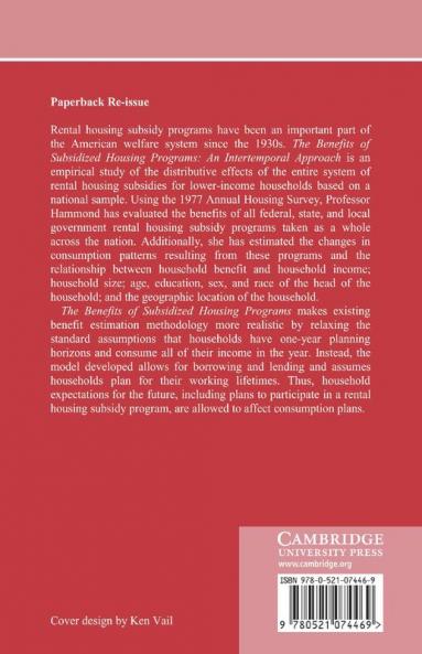 The Benefits of Subsidized Housing Programs