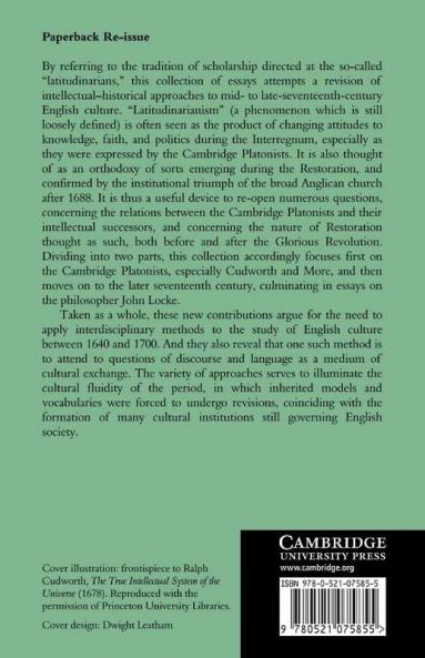Philosophy Science and Religion in England 1640 1700