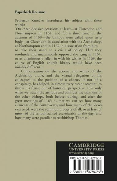 The Episcopal Colleagues of Archbishop Thomas Becket
