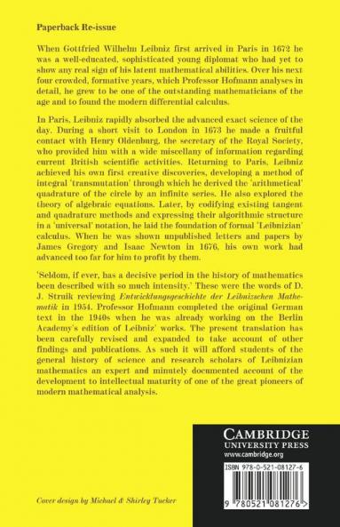 Leibniz in Paris 1672-1676