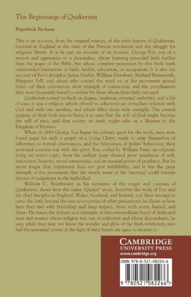 The Beginnings of Quakerism