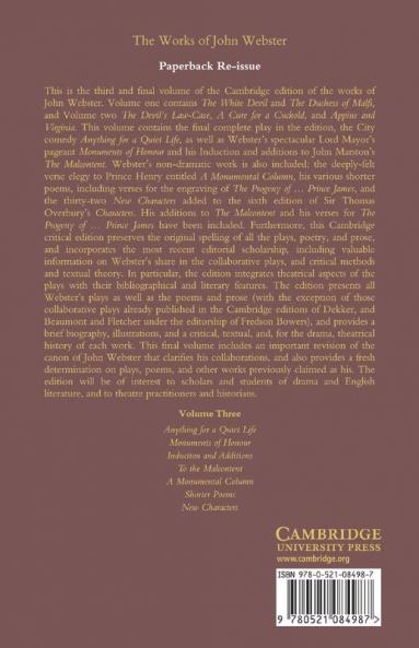 The Works of John Webster