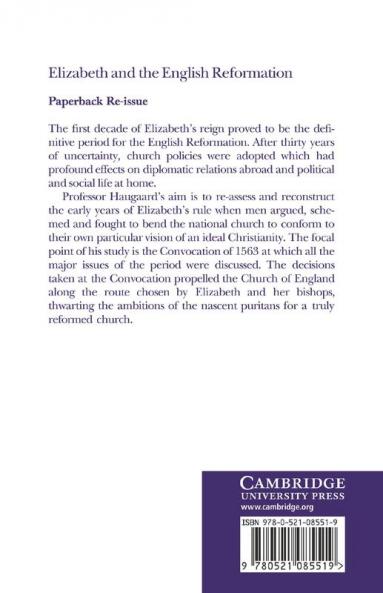 Elizabeth and the English Reformation