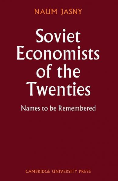 Soviet Economists of the Twenties