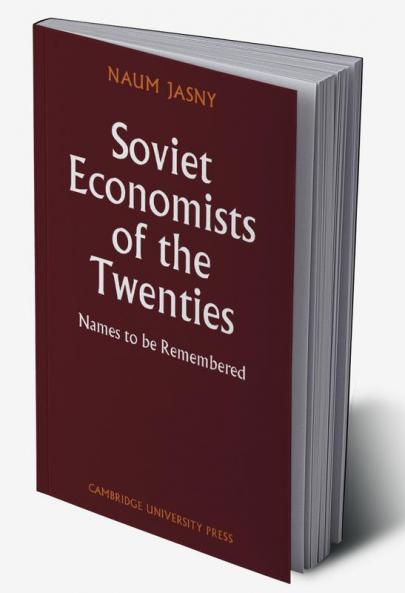 Soviet Economists of the Twenties