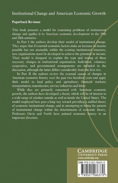 Institutional Change and American Economic Growth