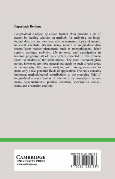 Longitudinal Analysis of Labor Market Data