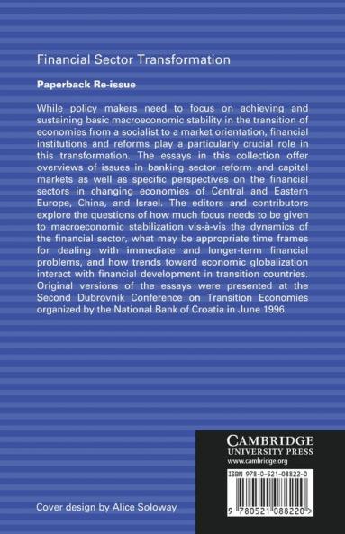 Financial Sector Transformation