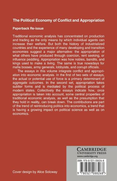 The Political Economy of Conflict and Appropriation