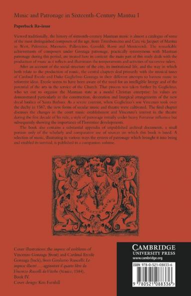 Music and Patronage in Sixteenth-Century Mantua