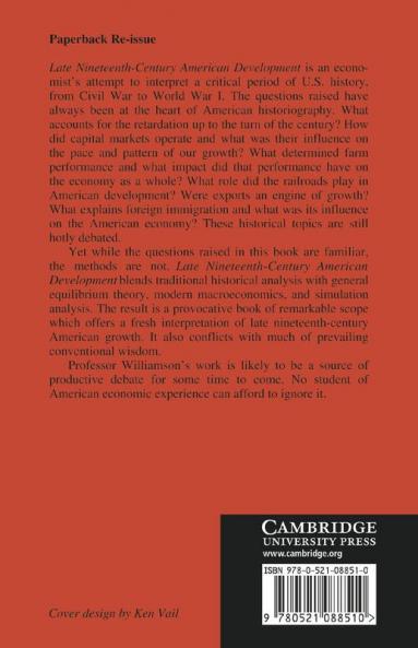 Late Nineteenth-Century American Development
